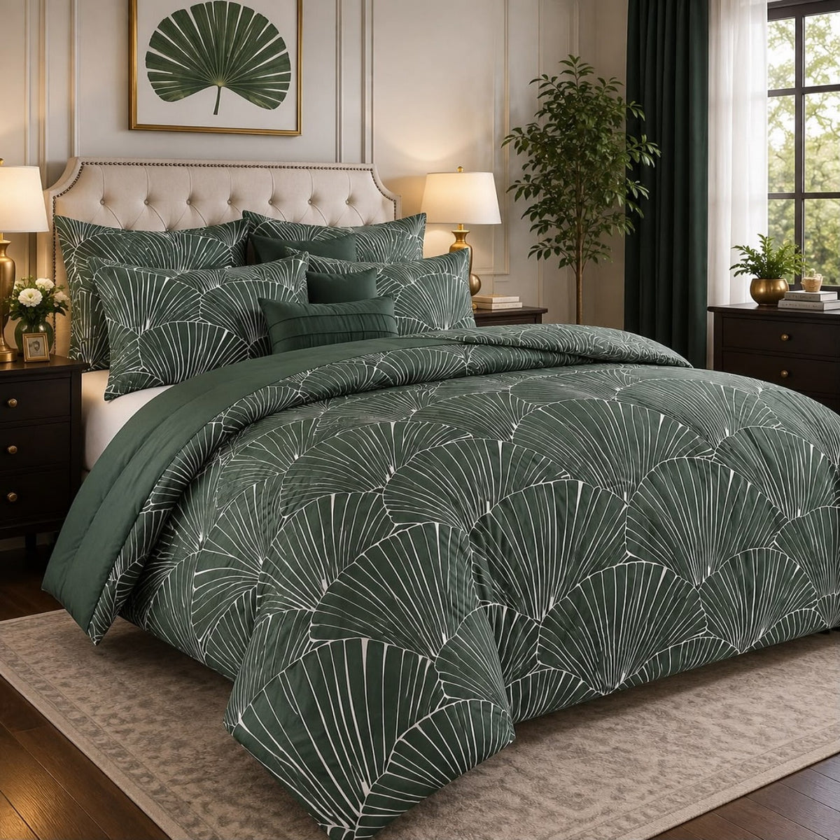 Luxury Microfiber Bed Sheet | Dark Green - Hogar